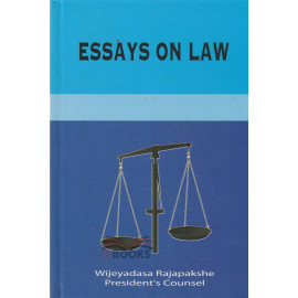 Essays on Law by Dr. Wijeyadasa Rajapakshe