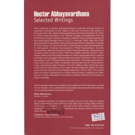 Hector Abhayavardhana Selected Writings