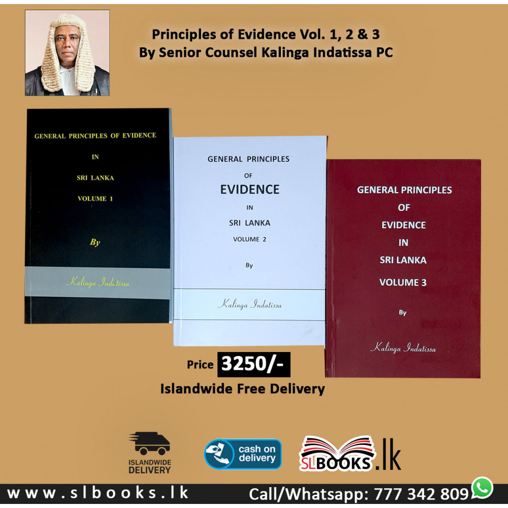 Principles of Evidence Vol. 1, 2 & 3 