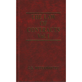 The law of Contracts - Vol - 1 & 2 by C.G. Weeramantry