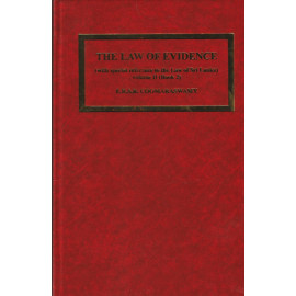 The Law of Evidence - Volume - 02 ( Book 1 & 2 ) by E.R.S.R. Coomaraswamy