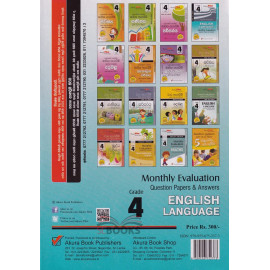 English Language - Monthly Evaluation - New Syllabus - Grade 4 - Akura