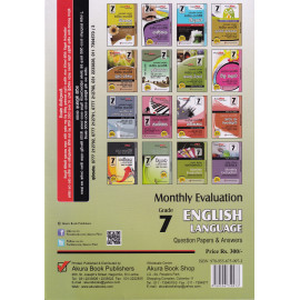 English Language - Monthly Evaluation - New Syllabus - Grade 7 - Akura