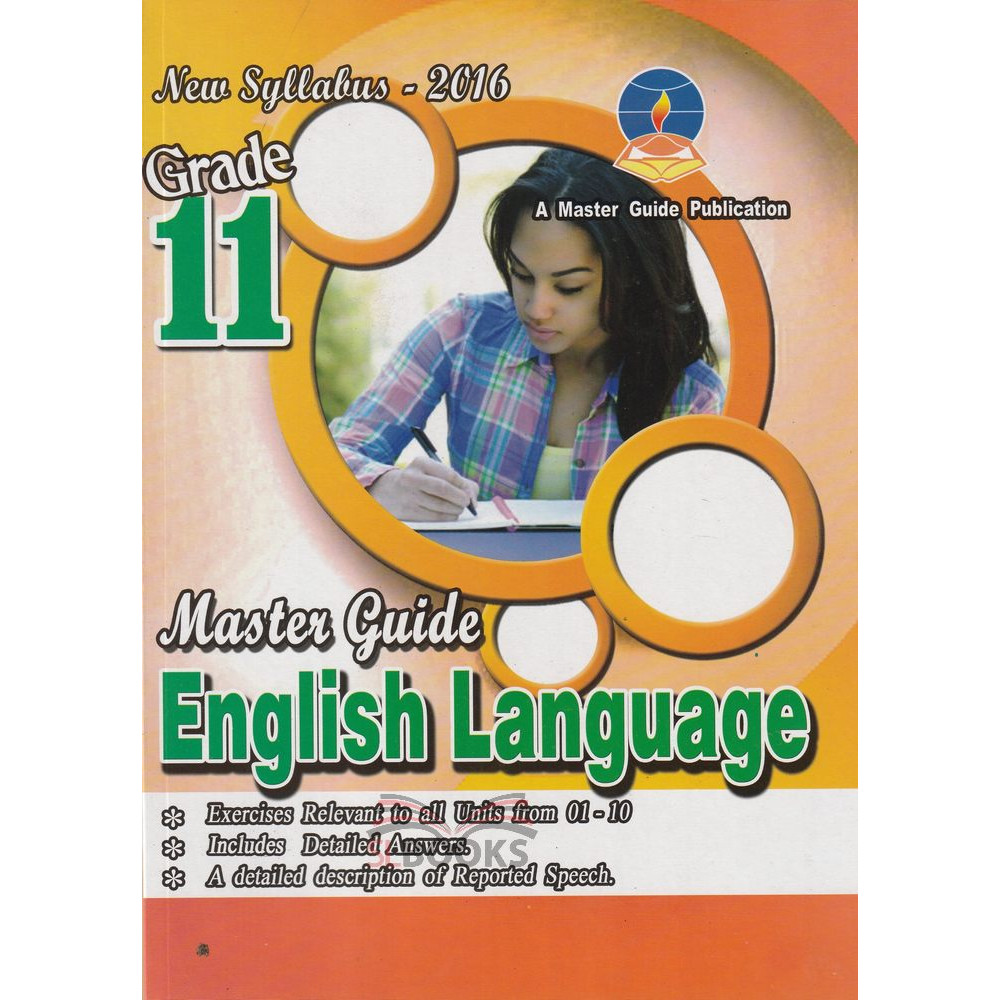 English Language - Grade 11 - 2016 New Syllabus - Master Guide