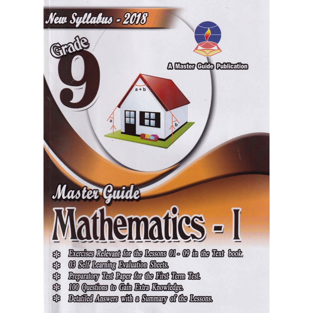 Mathematics 1 - Grade 9 - 2018 New Syllabus - Master Guide