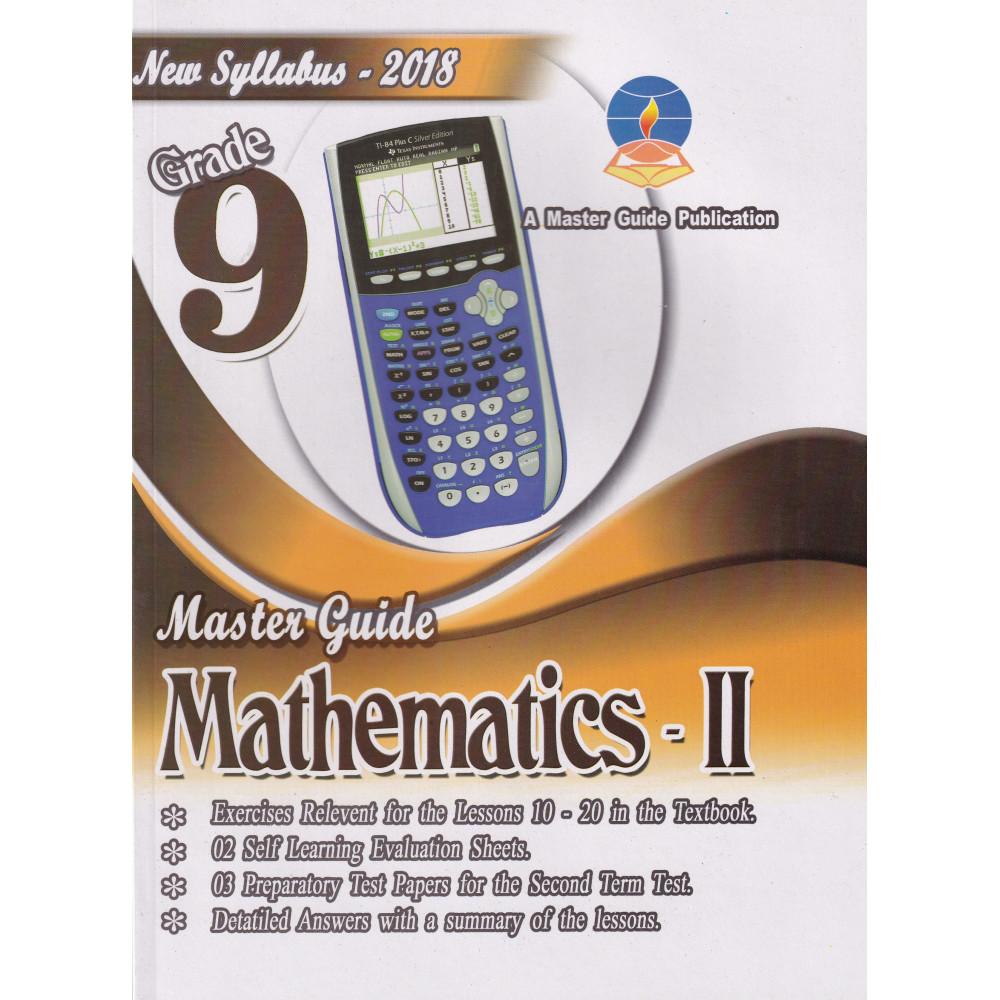 Mathematics 2 - Grade 9 - 2018 New Syllabus - Master Guide