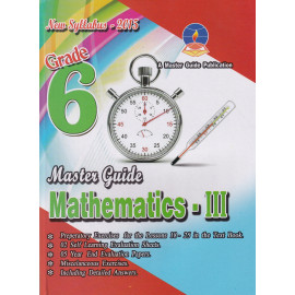 Mathematics 3 - Grade 6 - 2015 New Syllabus - Master Guide