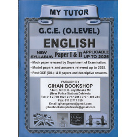 English - G.C.E.(O.Level) - My Tutor