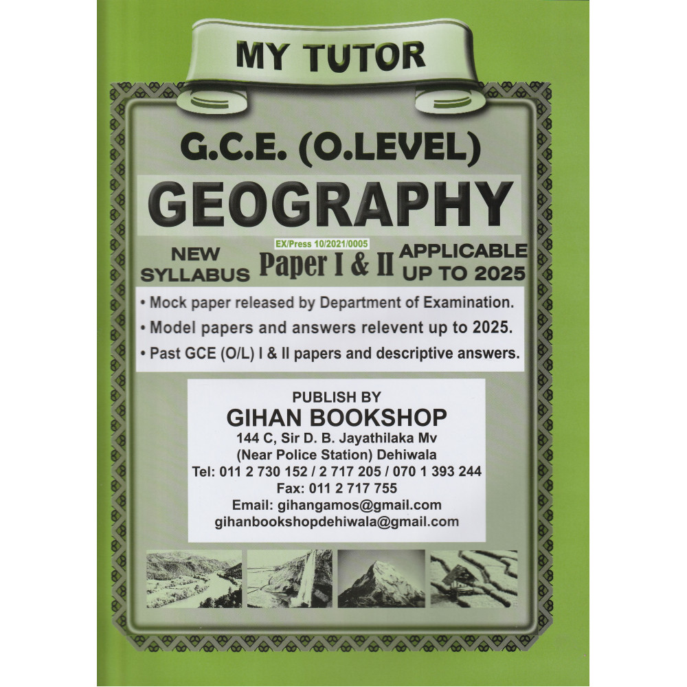 Geography - G.C.E.(O.Level) - My Tutor