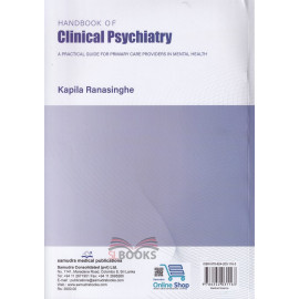 Handbook of Clinicle Psychiatry by Kapila Ranasingha 