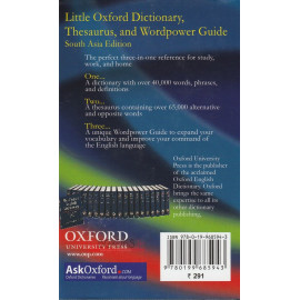 Little Oxford Dictionary Thesaurus and Wordpower Guide
