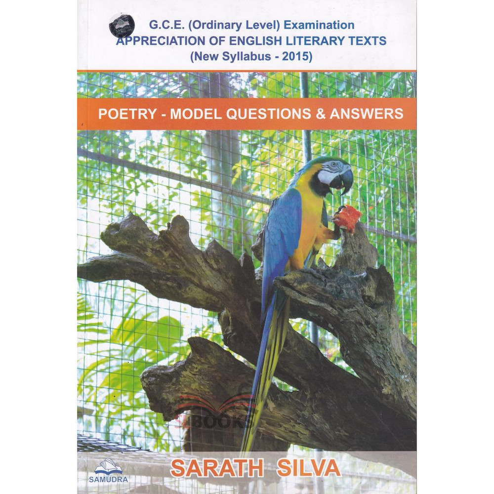 Poetry - Model Questions & Answers by Sarath Silva