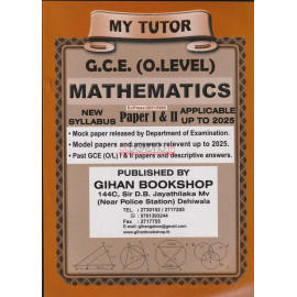 Mathematics - G.C.E.(O.Level) - My Tutor