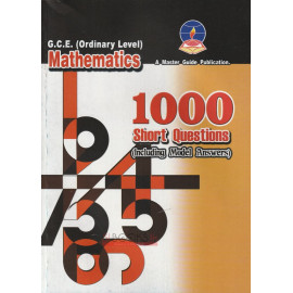 Maths - Short Questions 1000 - G.C.E.(O/L) - Master Guide