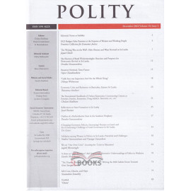 Polity - December 2022 Volume 10, Issue 2