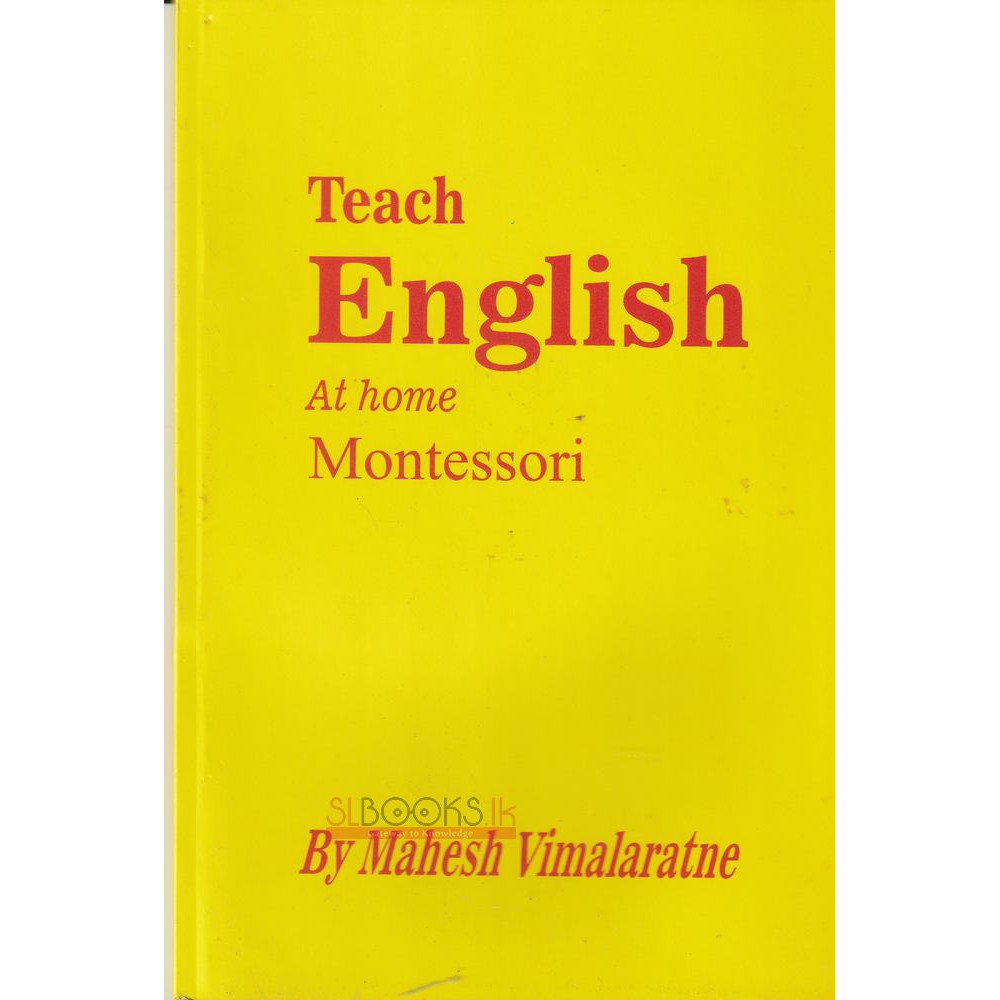 Teach English At home Montessori by Mahesh Vimalaratne