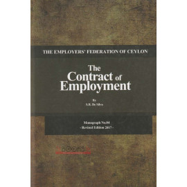 The Contract Of Employment by S.R. De Silva 