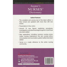 Jaypee's Nurses' Dictionary - For Nurses And Allied Healthcare Professionals