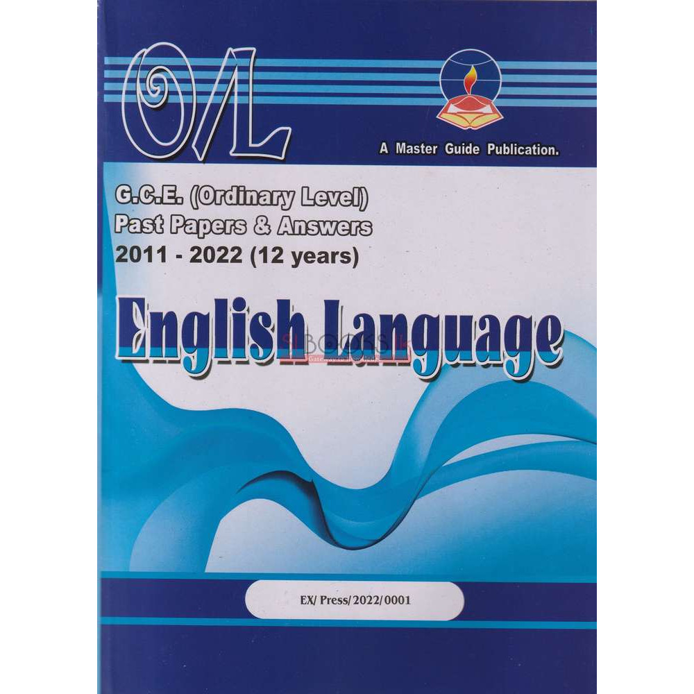 English Language - Past Papers & Answers 2011 - 2022 - G.C.E.(O/L) - Master Guide