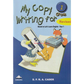 My Copy Writing For Grade 1 by S.F.R.A. Cader