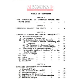 Offences Under the Penal Code of Sri Lanka by G.L.Peiris